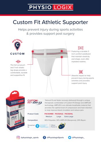 Custom Fit Athletic Supporter