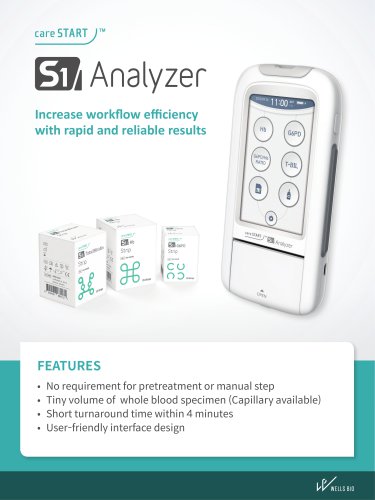 careSTART&trade; S1 Analyzer_Eng
