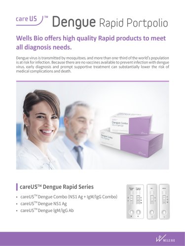 careUS&trade; Dengue Combo NS1 & IgM/IgG