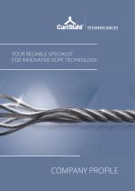 YOUR RELIABLE SPECIALIST FOR INNOVATIVE ROPE TECHNOLOGY