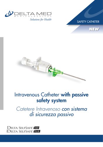 SAFETY CATHETER NEW Intravenous Catheter with passive safety system