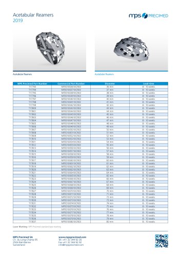 Acetabular Reamers
