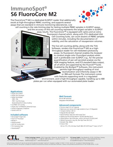 ImmunoSpot® S6 FluoroCore M2