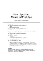 FluoroSpot Flex Mouse IGM/IgG /Iga