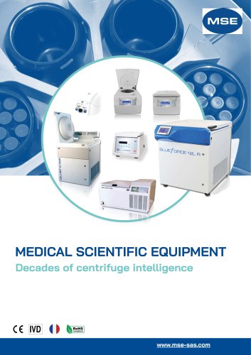 MSE Centrifuges product Catalogue