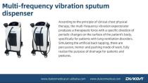 Multi-frequency vibration sputum unit DK-2000