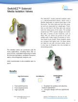 SwitchEZ™ Solenoid Media Isolation Valves