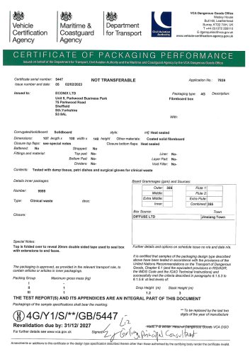 1L Bio-bin® UN Certificate