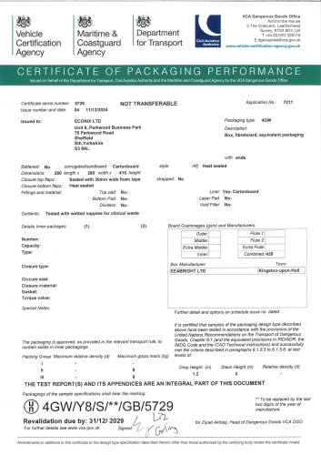 30L Bio-bin® UN Certificate