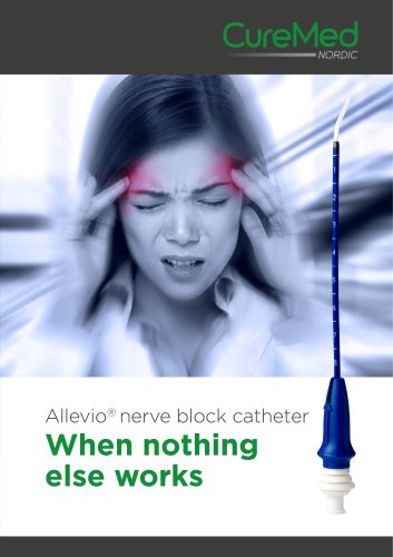Allevio® nerve block catheter