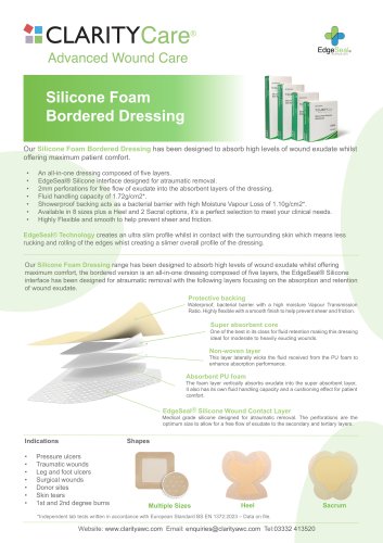 Silicone Foam Bordered Dressing