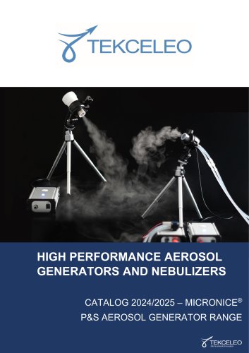 HIGH PERFORMANCE AEROSOL GENERATORS AND NEBULIZERS