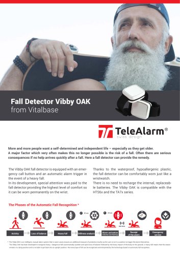 Fall Detector Vibby OAK