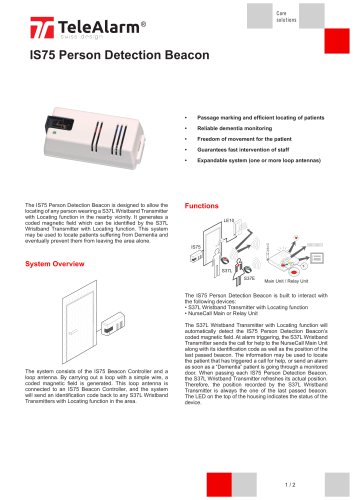 IS75 Person Detection Beacon