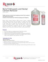 Ruhof Orthopedic and Dental Cement Remover