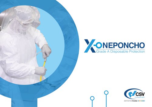 X-ONEPONCHO disposable protection from grade B to A