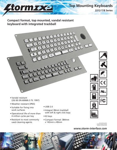 Top Mounting Keyboards