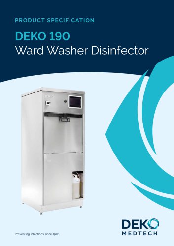 DEKO 190 Bedpan washer-desinfector