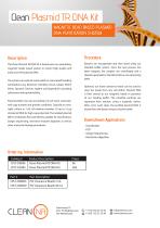 Clean Plasmid TR DNA Kit