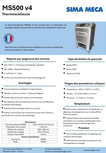 MECA SEAL 500 TECHNICAL DATA SHEET