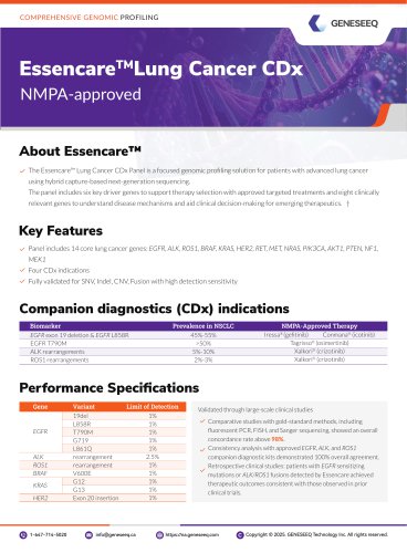 Geneseeq Essencare_Lung cancer CDx