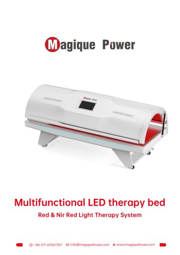 Magique Power Red Led Therapy Bed LUM-R1160