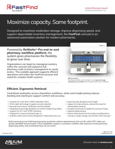 Maximize capacity. Same footprint.