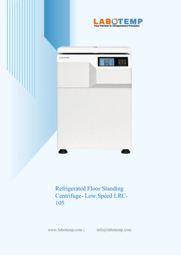 Refrigerated Floor Standing Centrifuge- Low Speed LRC-105