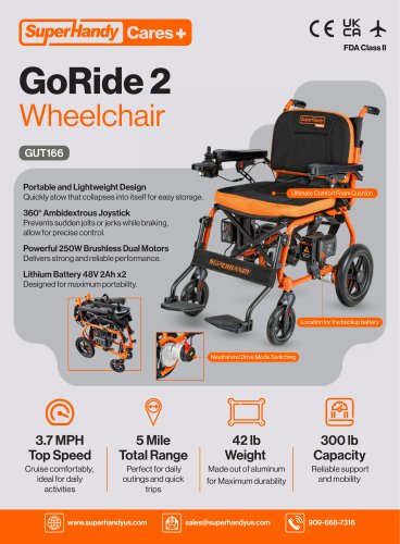 Superhandy Powered Wheelchair