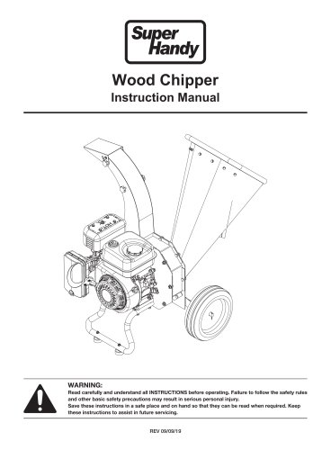 SuperHandy Wood Chipper Mini 