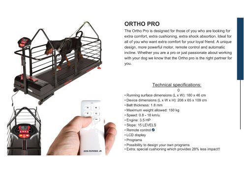 Dog Runner Ortrho Pro