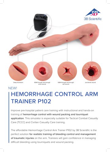 Product Brochure Hemorrhage Control Arm Trainer