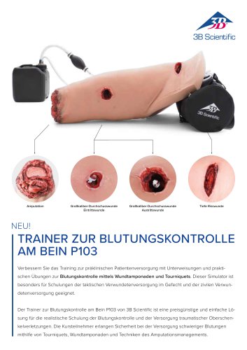 Product Brochure Hemorrhage Control Leg Trainer