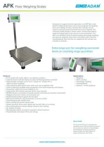 AFK Floor Weighing Scales