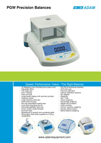 PGW Precision Balances