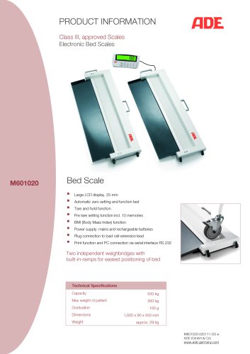 Electronic Bed Scale M601020
