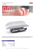 Sliding weight baby scale M110800