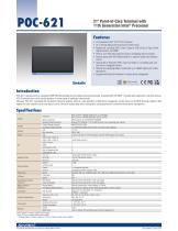 POC-621 21" Point-of-Care Terminal (11th Gen)
