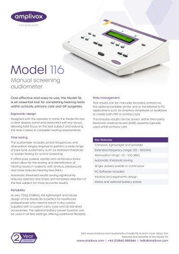 Model 116