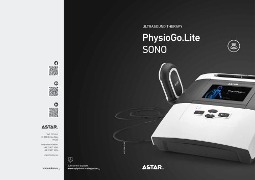 Leaflet PhysioGo.Lite SONO