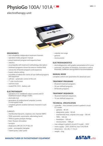 PhysioGo 100A/101A