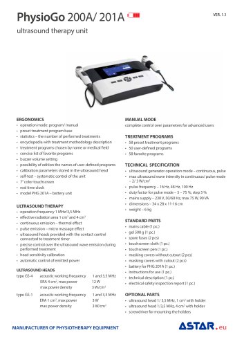 PhysioGo 200A/201A