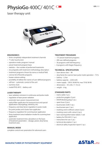 PhysioGo 400C/401C