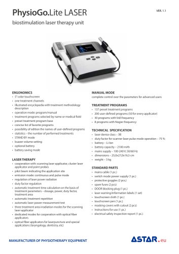 PhysioGo.Lite LASER