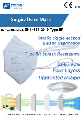 Surgical Respirator Type IIR KFC-3 Catalogue