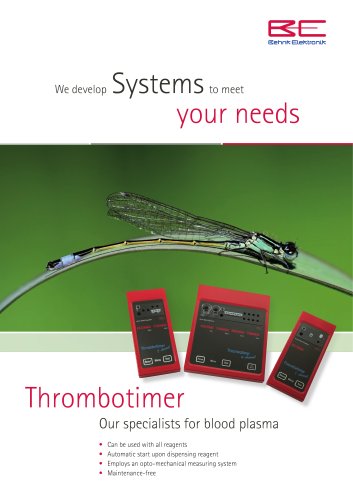 Thrombotimer brochure