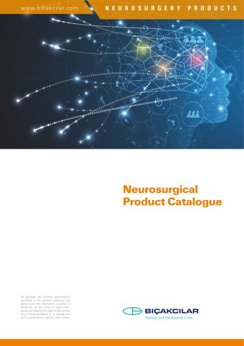 BICAKCILAR Neurosurgery Products catalog