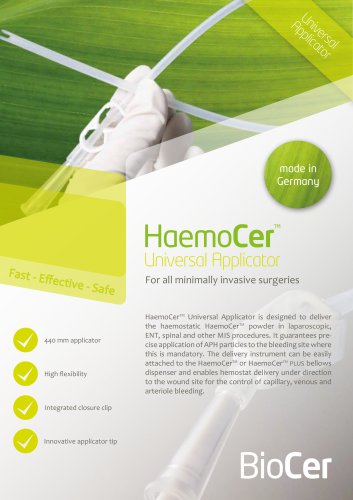 HaemoCer™ Universal Applicator