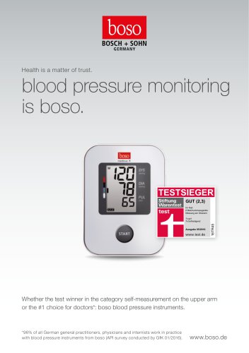 Leaflet blood pressure instruments