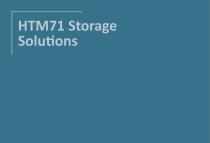 HTM71 Storage Solutions 2025